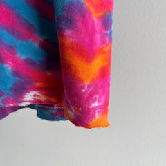 1980s Cut Long Sleeve Tie Dye T-Shirt - So Good!