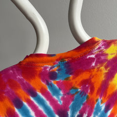 1980s Cut Long Sleeve Tie Dye T-Shirt - So Good!