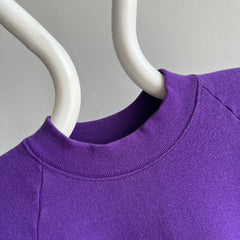 1980s Purple Raglan Sweatshirt - Cozy FOTL