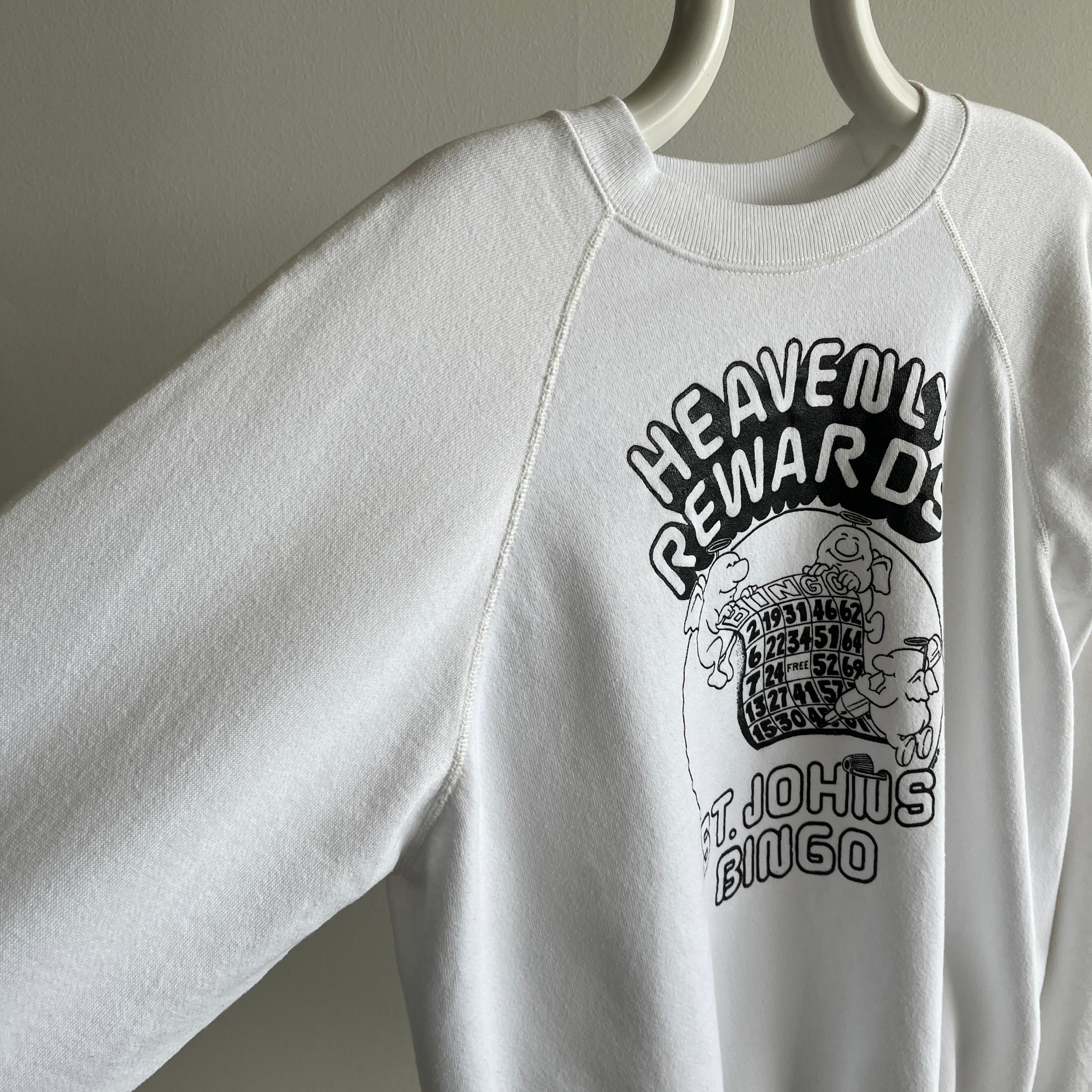 1985 Heavenly Rewards St. John's Bingo Sweatshirt