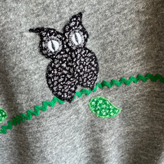 1980s DIY Owl Sweatshirt - Awwwww