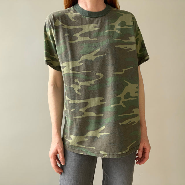 1990s Slouchy Camo T-Shirt