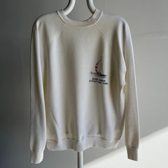 1980s Front and Back Cayman Islands British West Indies Sweatshirt - Soft and Thin