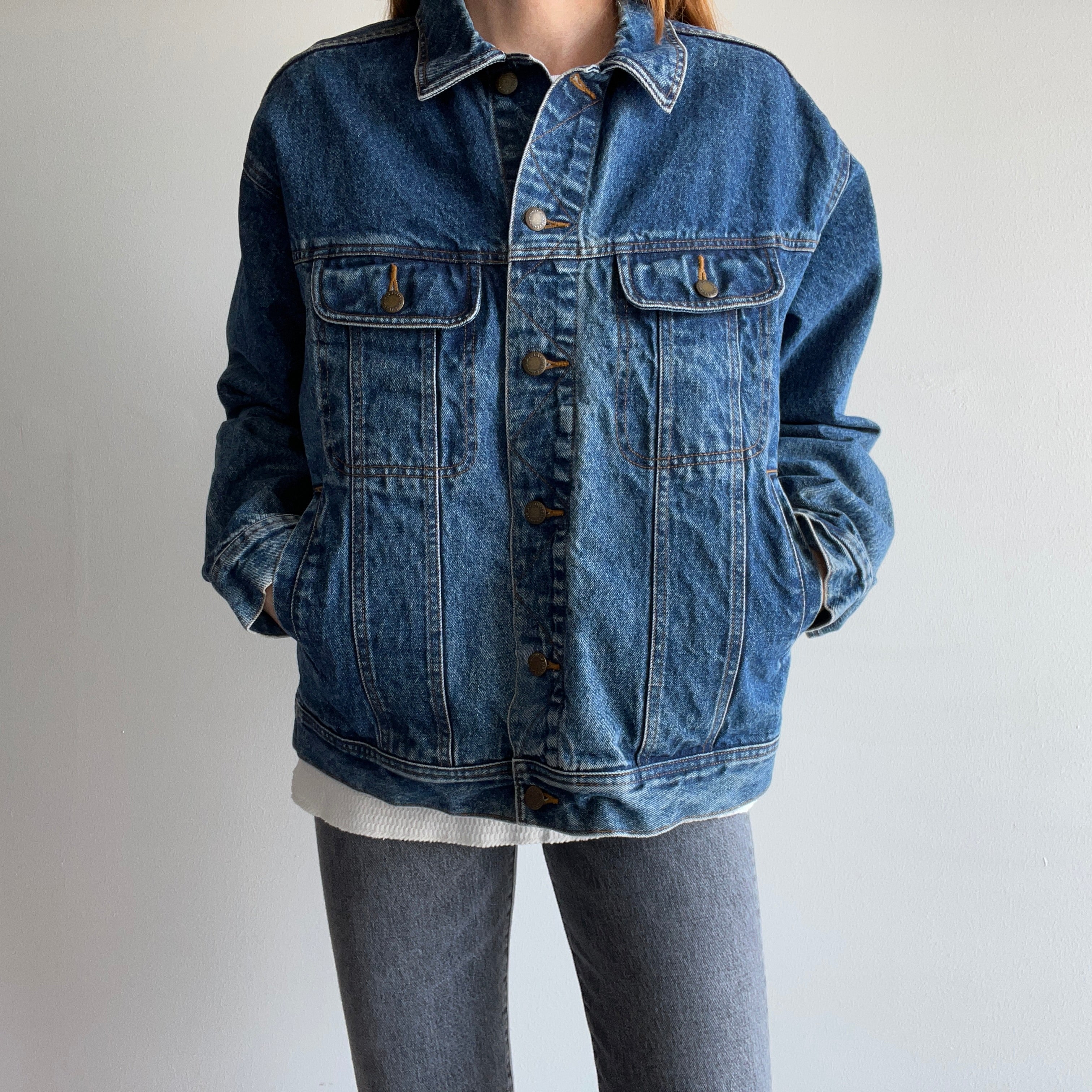 1990s Wrangler Rugged Wear Classic Denim Jean Jacket