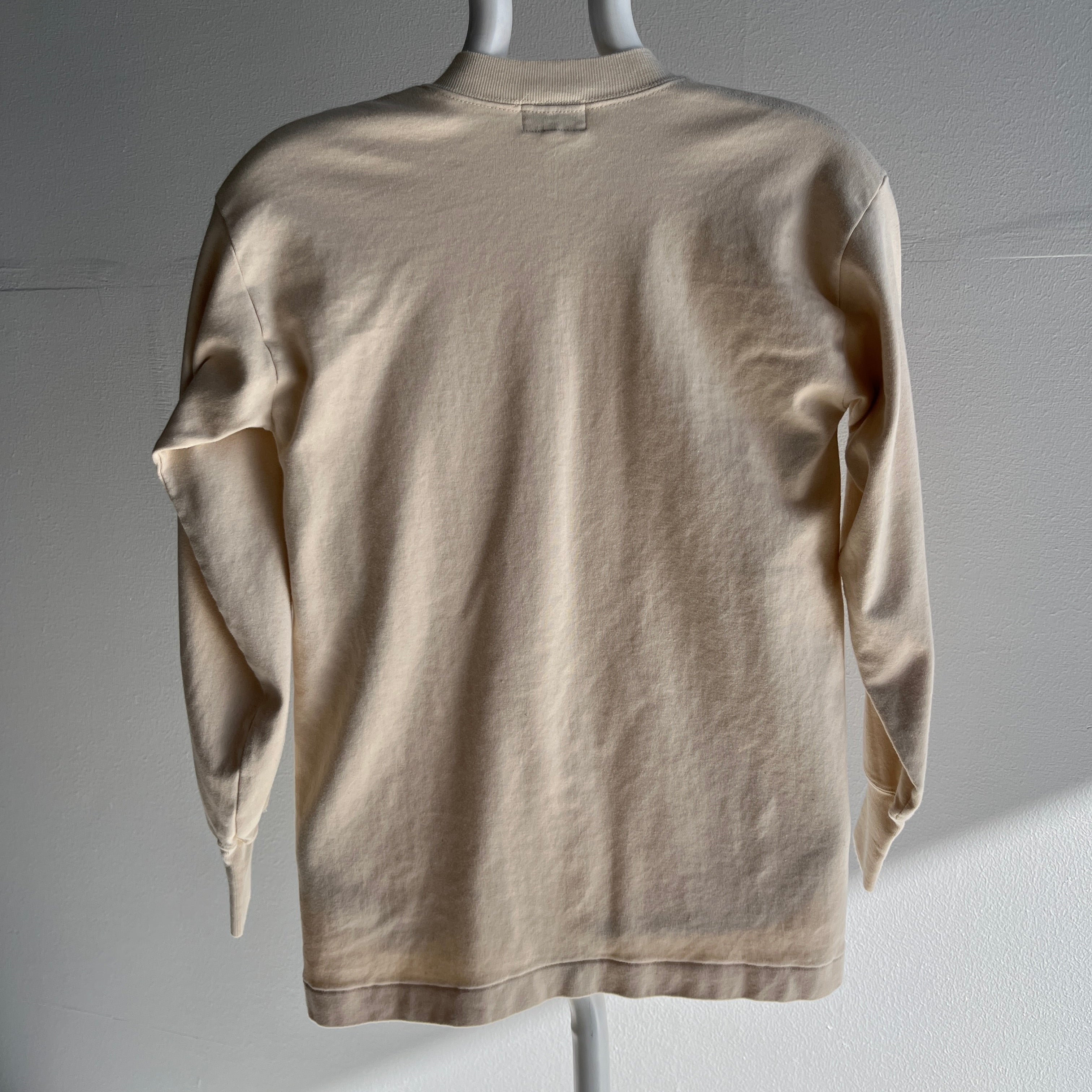 1970s Off White Long Sleeve T-Shirt - THIS!