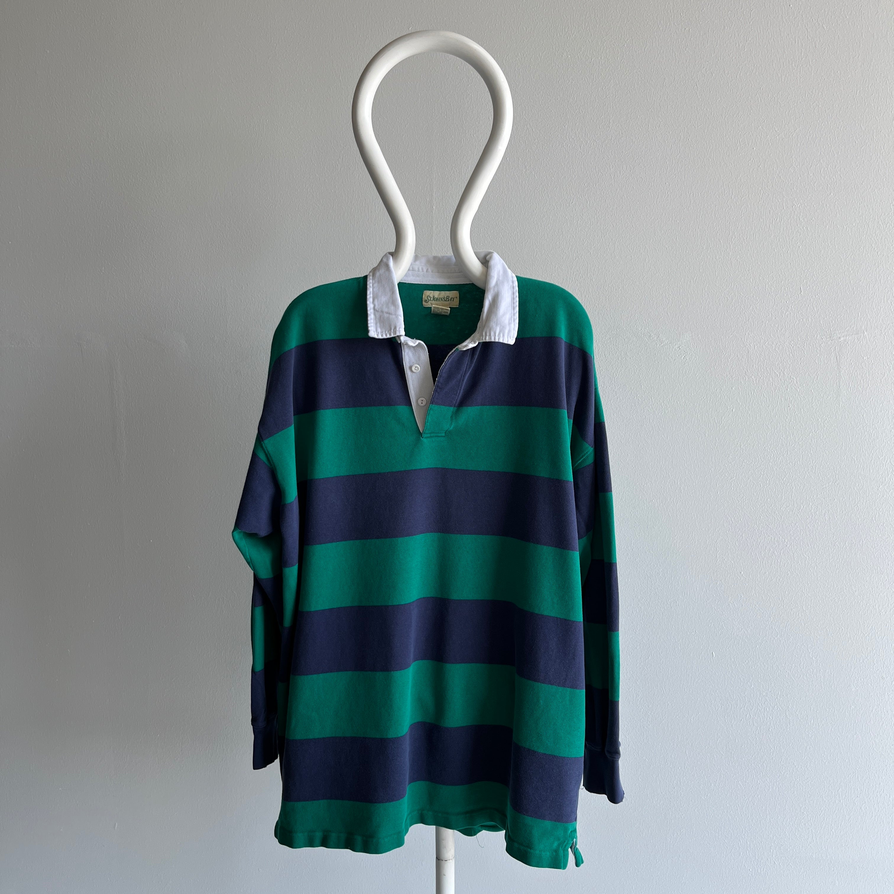 1990/2000s Soft Striped Rugby Shirt