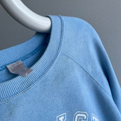 1970s Marist College Stained and Worn Sweatshirt - Holes