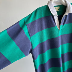 1990/2000s Soft Striped Rugby Shirt