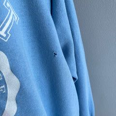 1970s Marist College Stained and Worn Sweatshirt - Holes