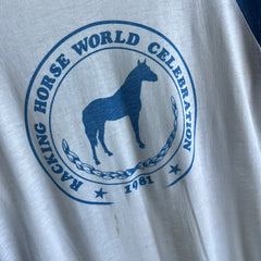 1981 Racking Horse World Celebration - CHECK OUT THE BACKSIDE - Baseball T-Shirt