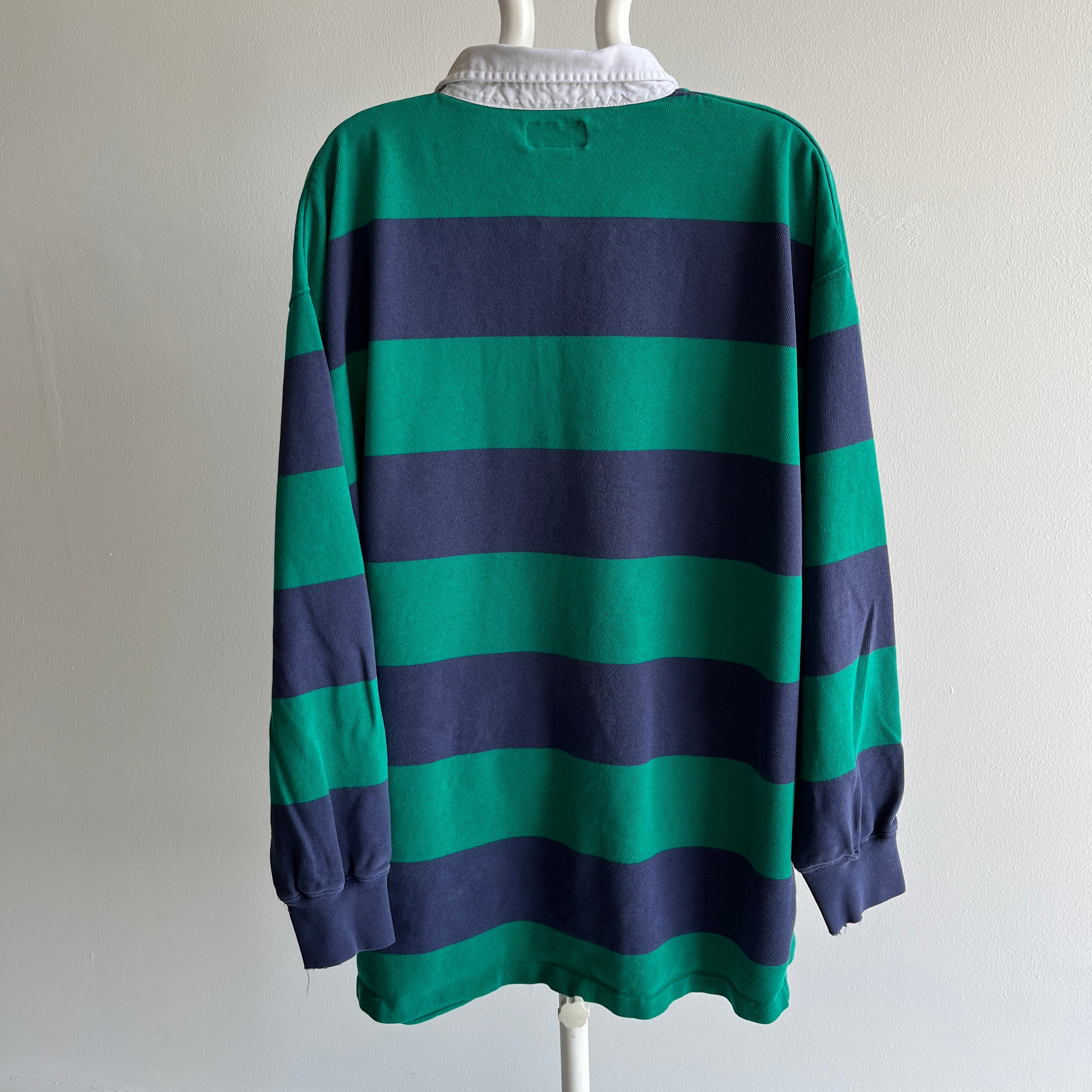 1990/2000s Soft Striped Rugby Shirt