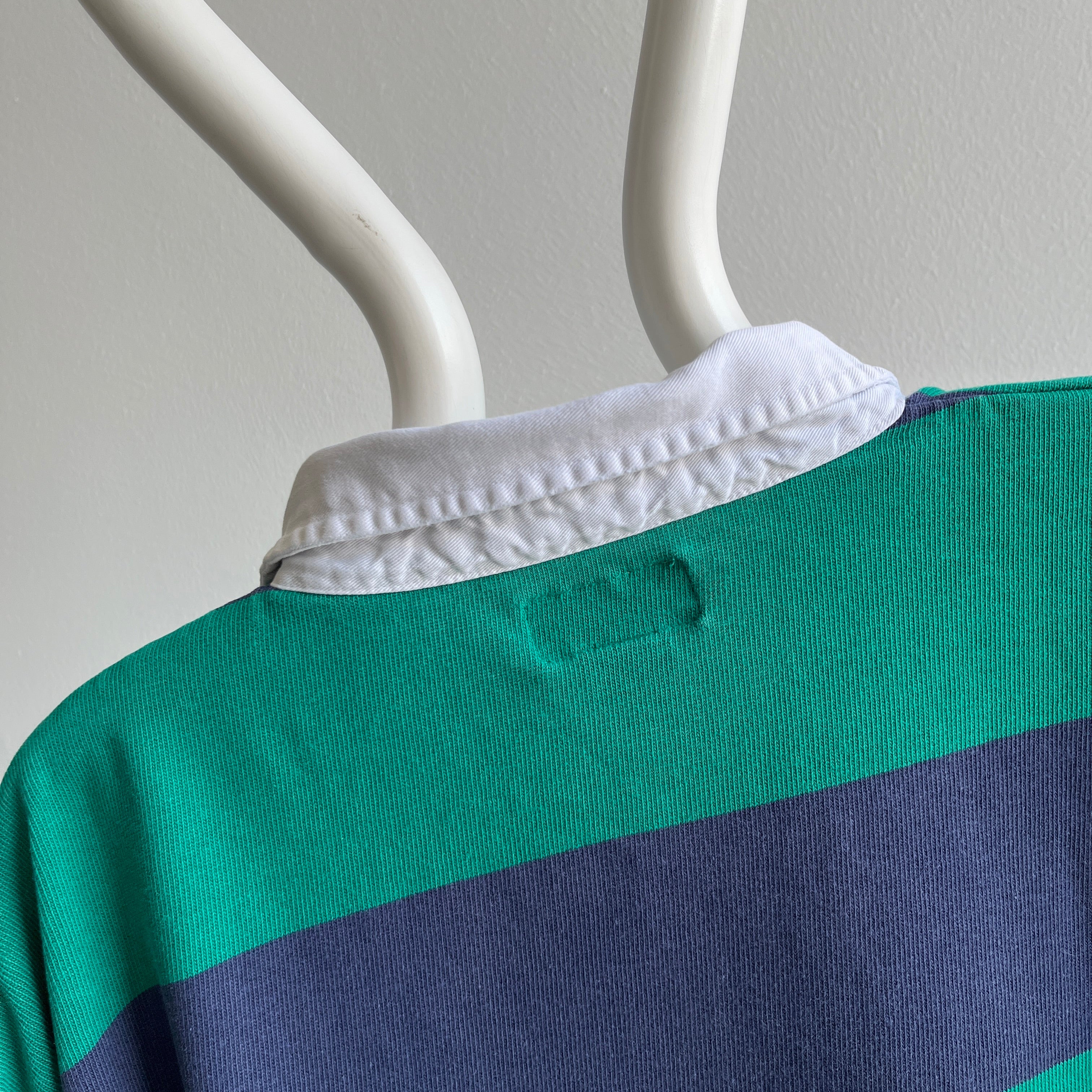 1990/2000s Soft Striped Rugby Shirt