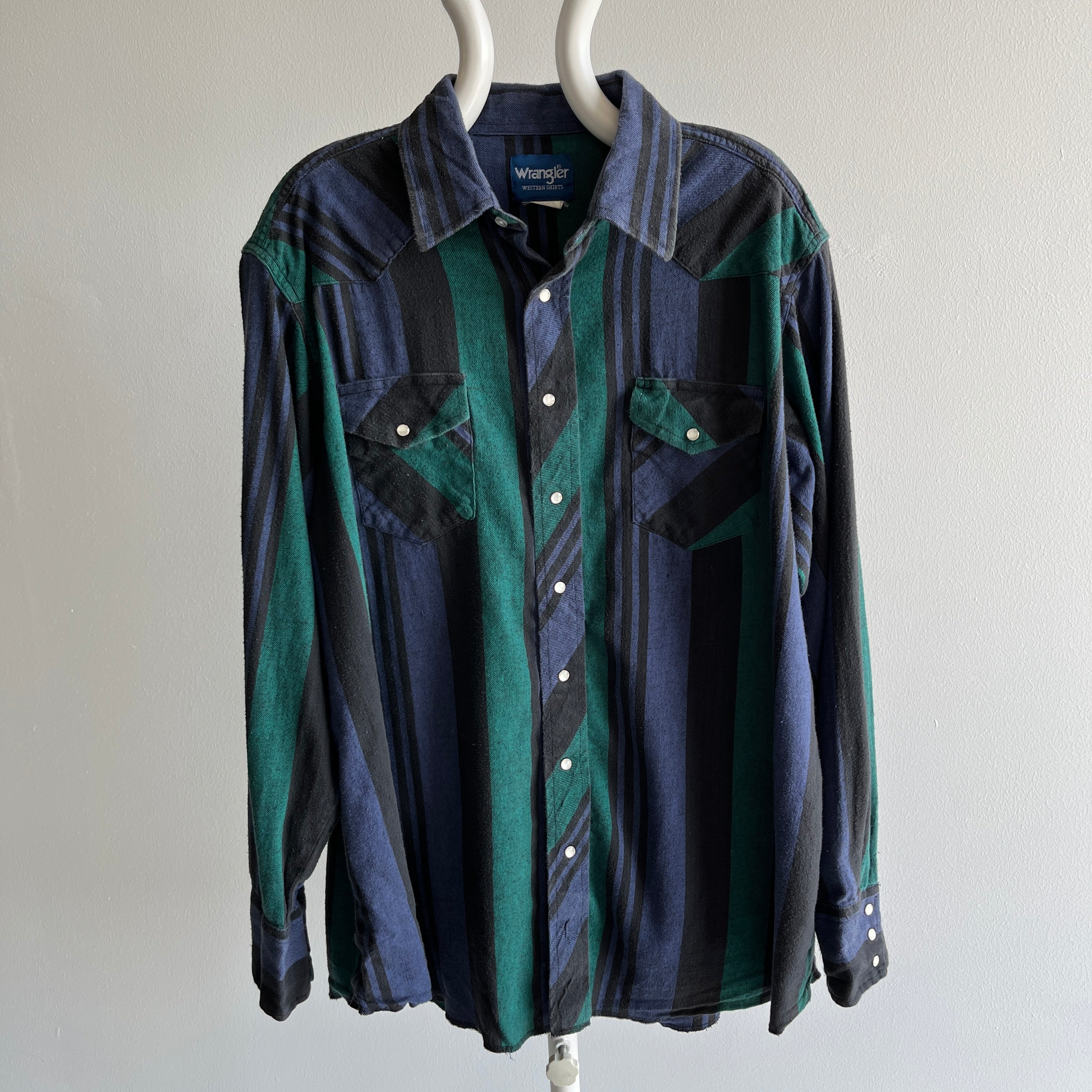 1990/2000 Wrangler Flannel Cotton Lightweight Cowboy Shirt