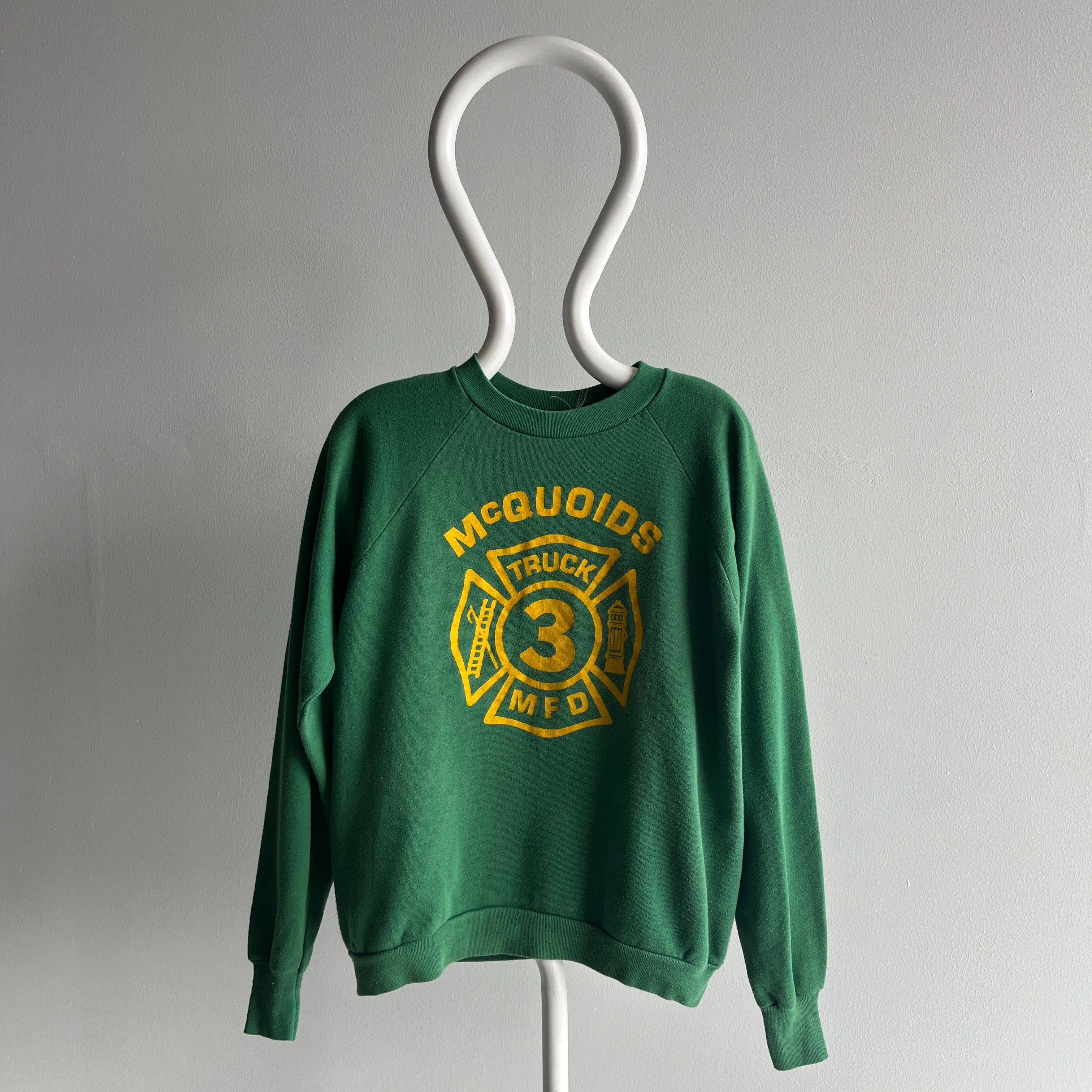 1970s McQuoids Engine and Ladder - Middletown, NY - Sweatshirt