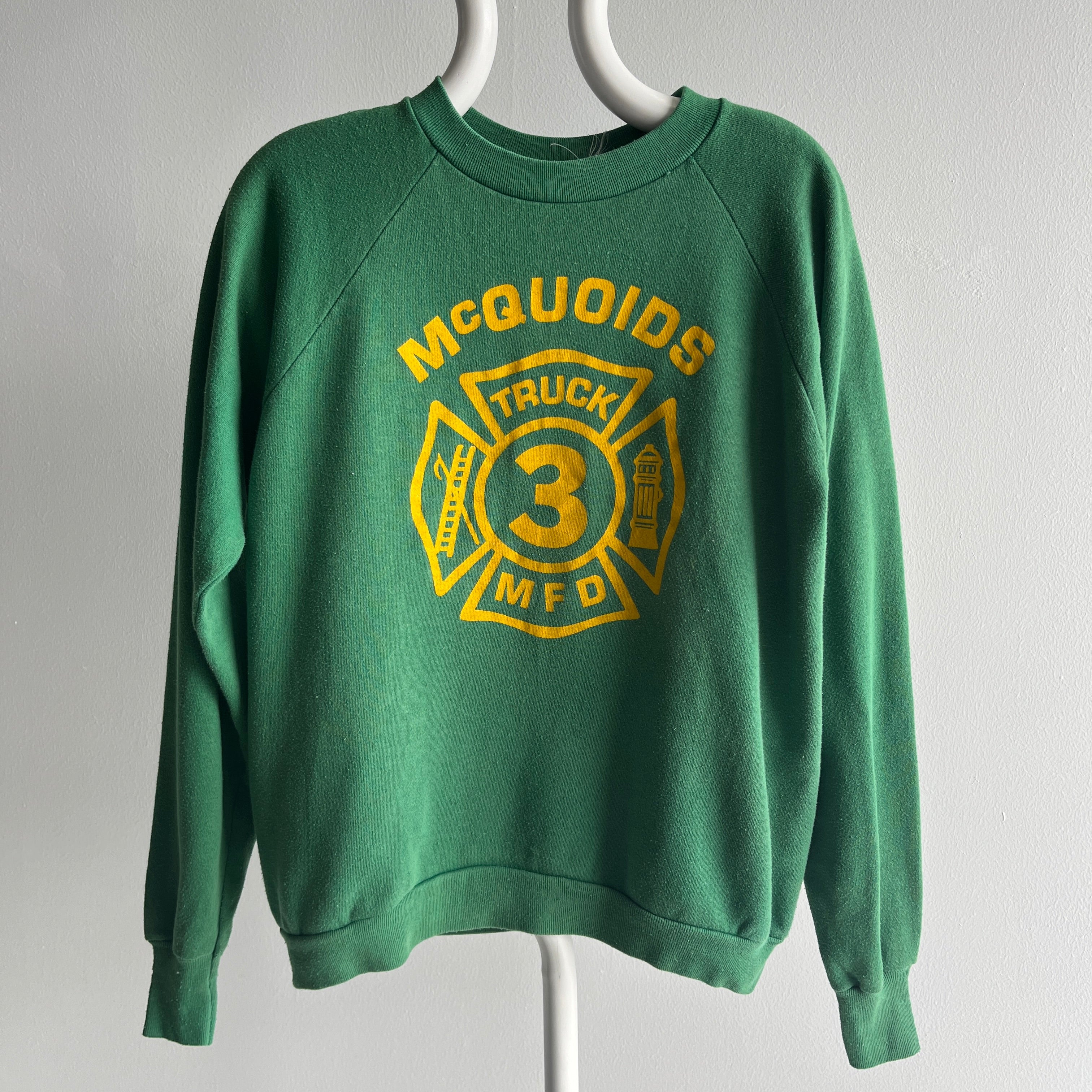 1970s McQuoids Engine and Ladder - Middletown, NY - Sweatshirt