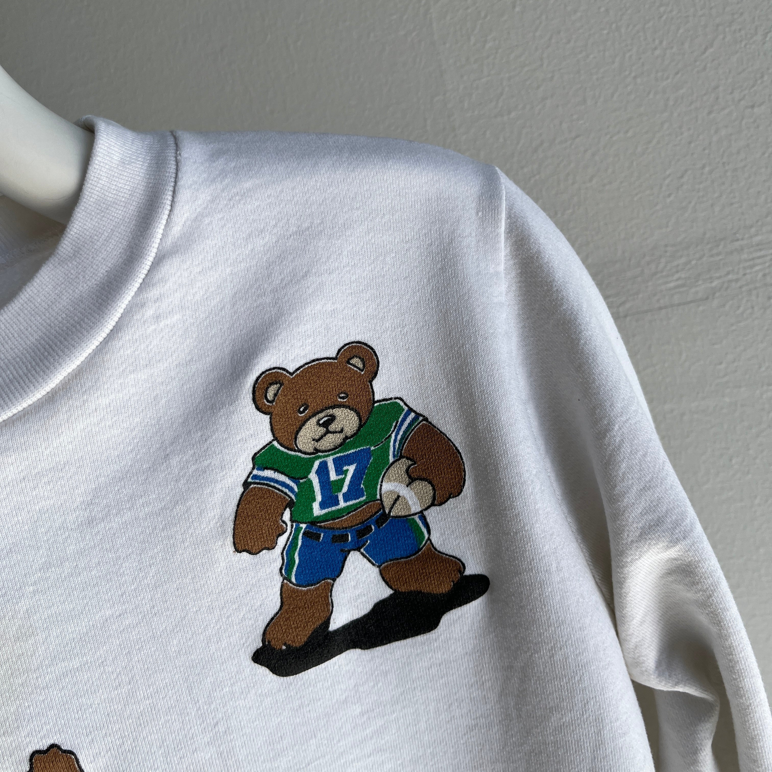 1980s Football Bears Lightweight Sweatshirt