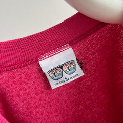 1980s Pink Thinned Out Raglan Sweatshirt