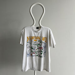1980s Incredible Madison, Wisconsin Almost Paper Thin Front and Back T-Shirt