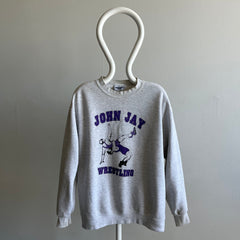 1990s John Jay Wrestling Front and Back Sweatshirt
