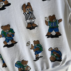 1980s Football Bears Lightweight Sweatshirt