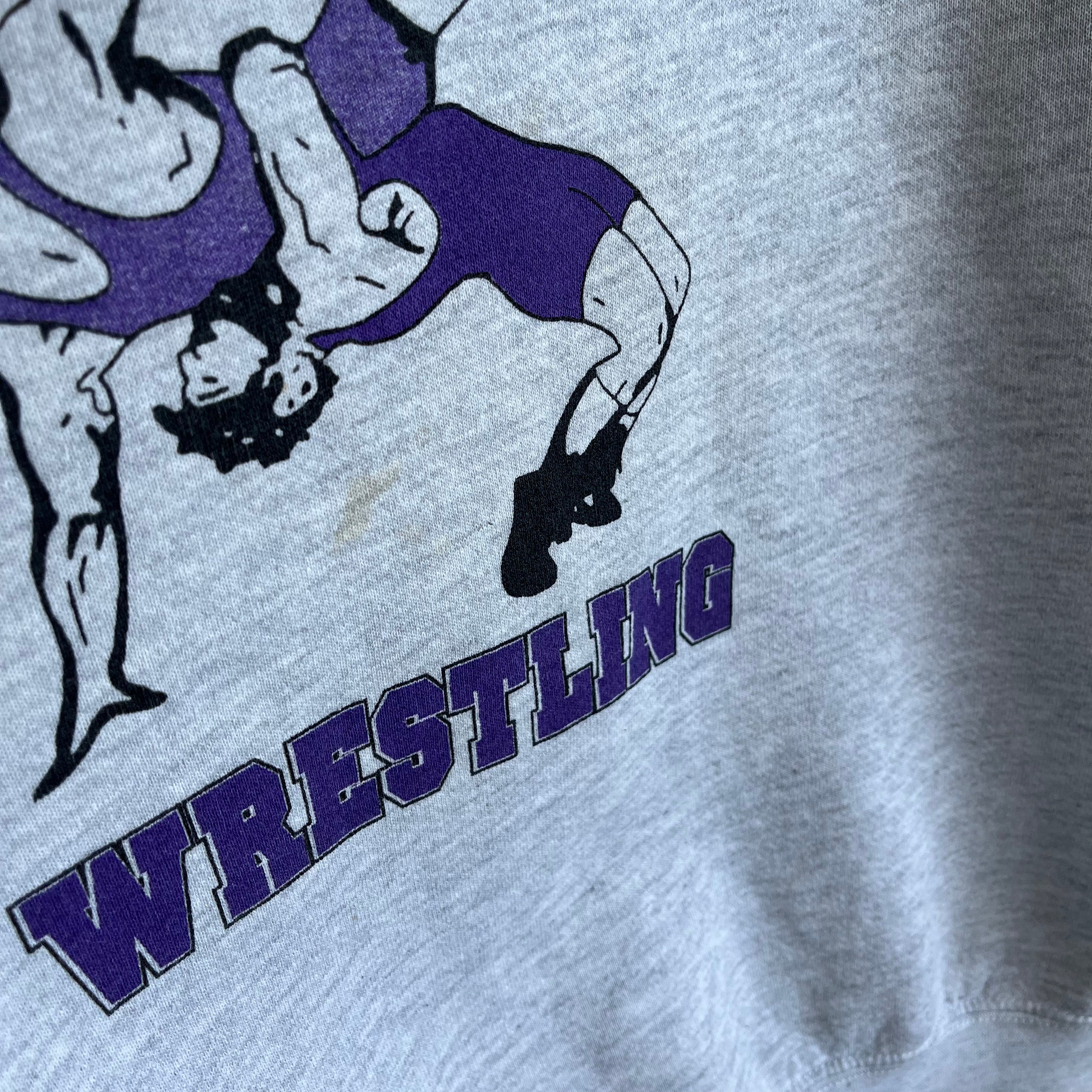 1990s John Jay Wrestling Front and Back Sweatshirt