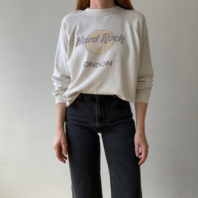 1990s Hard Rock Cafe London Sweatshirt - Thinned Out Dumpster Chic