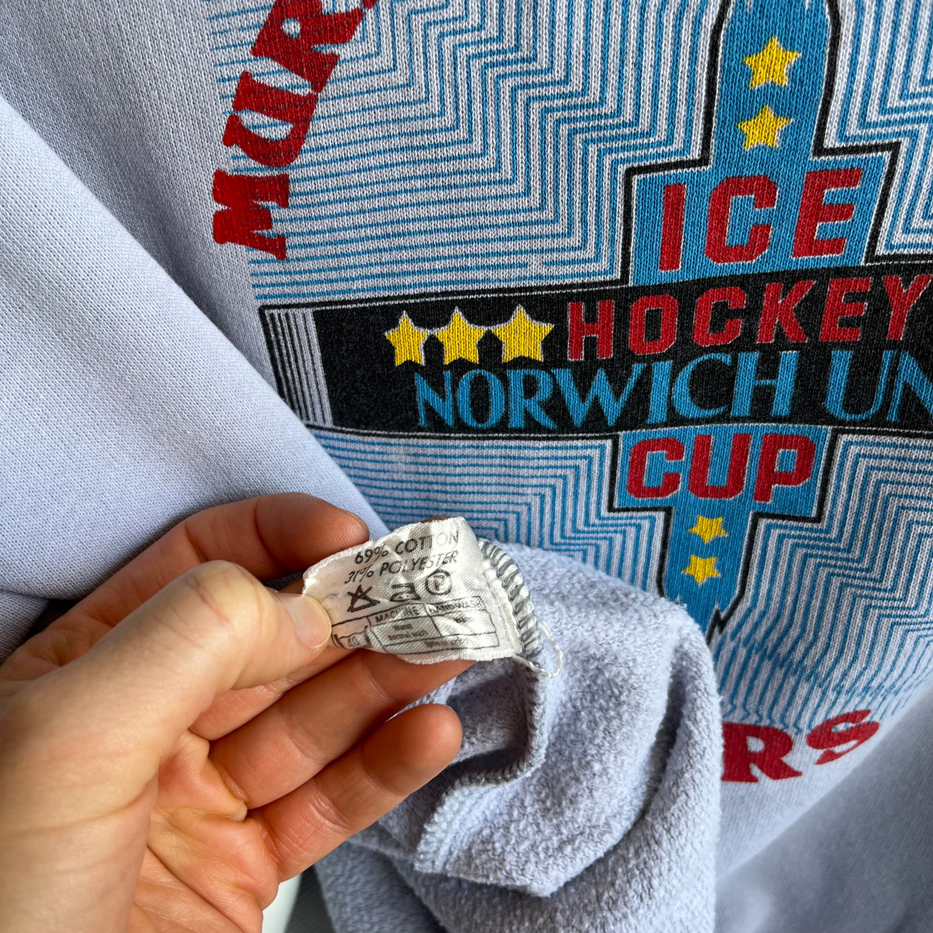 1989 Ice Hockey - Murrayfield Racers Winners - Polo Sweatshirt