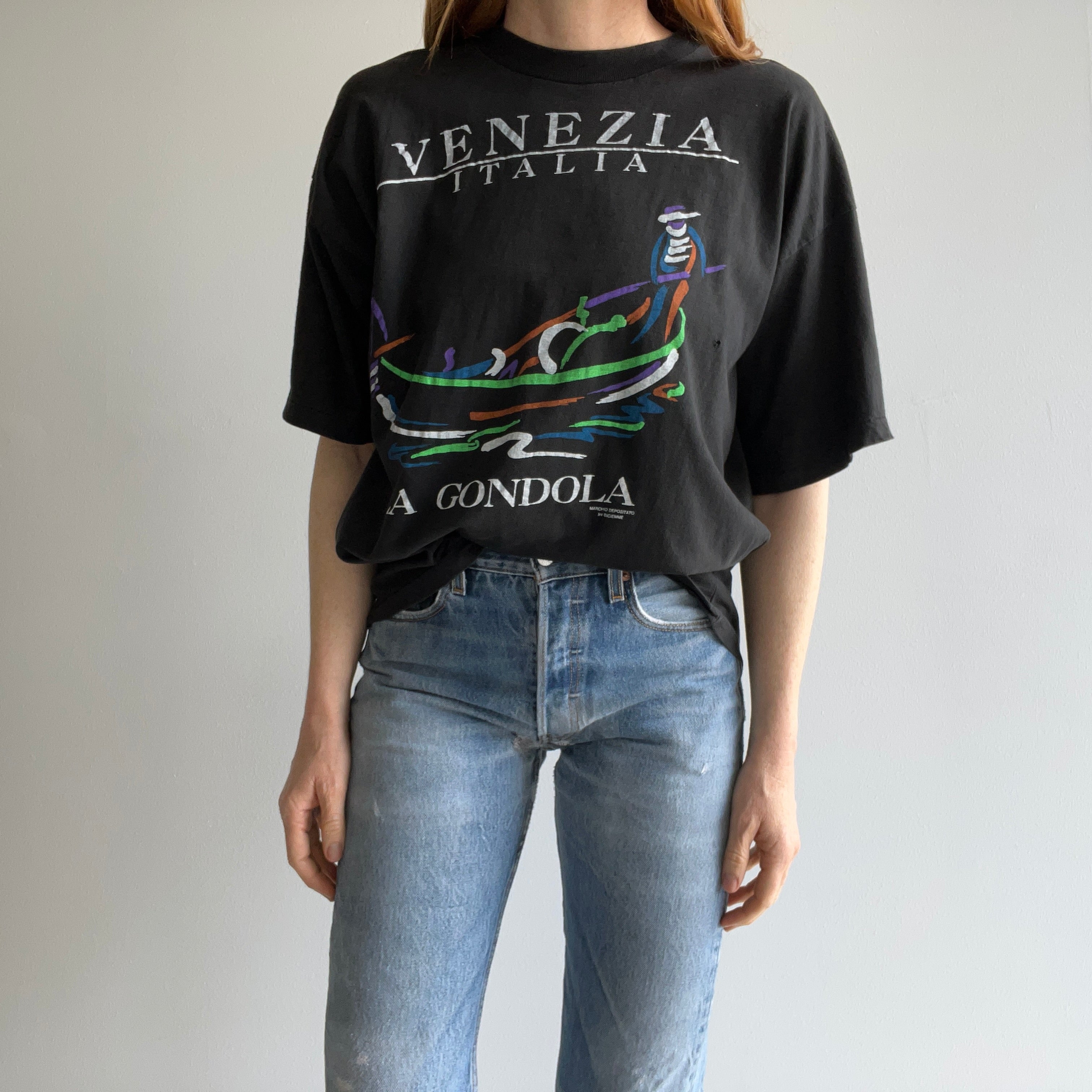 1980s Venezia Italia La Gondola European Made T-Shirt