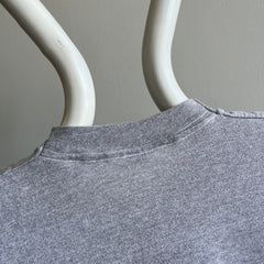 1980s Blank Gray Selvedge Pocket T-Shirt