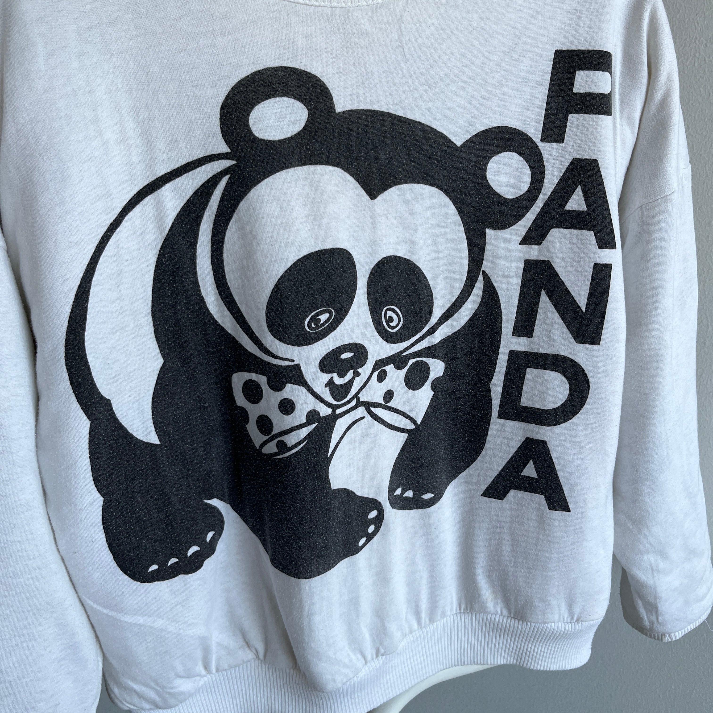 1980s TWO SIDED TWOFER Panda Sweatshirt - OMFG