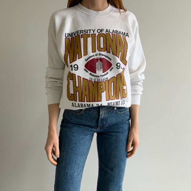 1992 University of Alabama Championship Sweatshirt 13-0