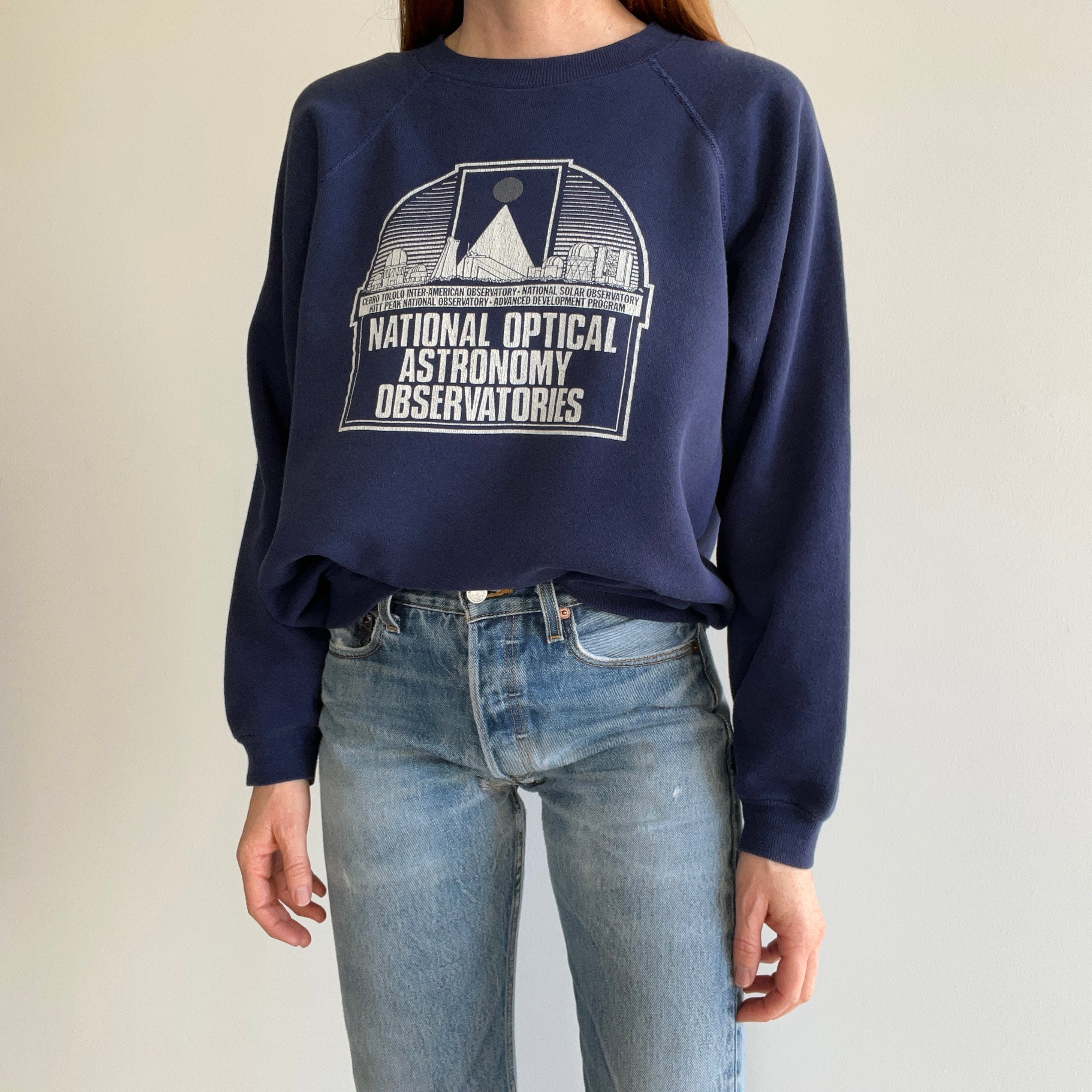 1980s National Optical Astronomy Observatories Sweatshirt - WOAH!