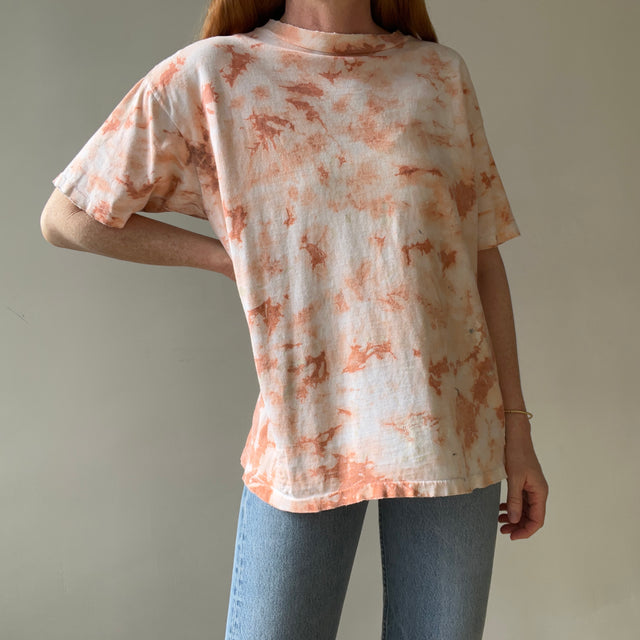 1980s Tattered Tie Dye T Shirt