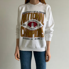 1992 University of Alabama Championship Sweatshirt 13-0