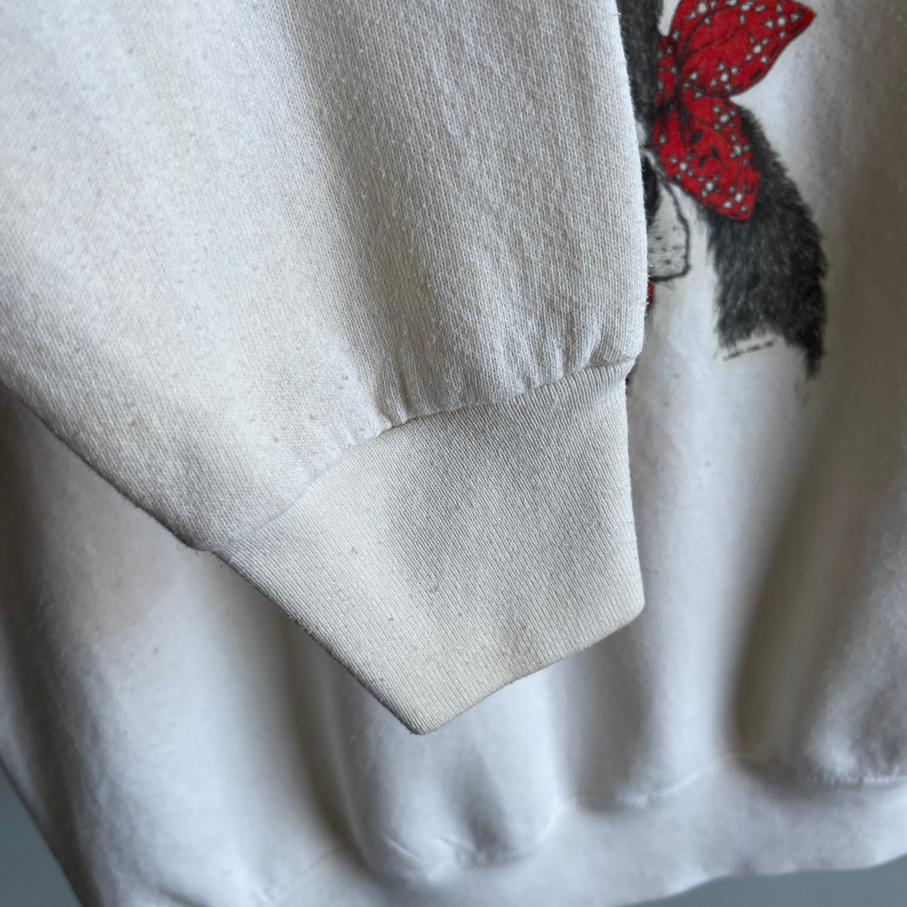 1980/90s Sweetest Cow in a Bandana Off White Sweatshirt by FOTL