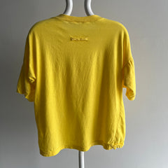 1980s Big Bird Yellow Cotton Blousy Pocket T-Shirt