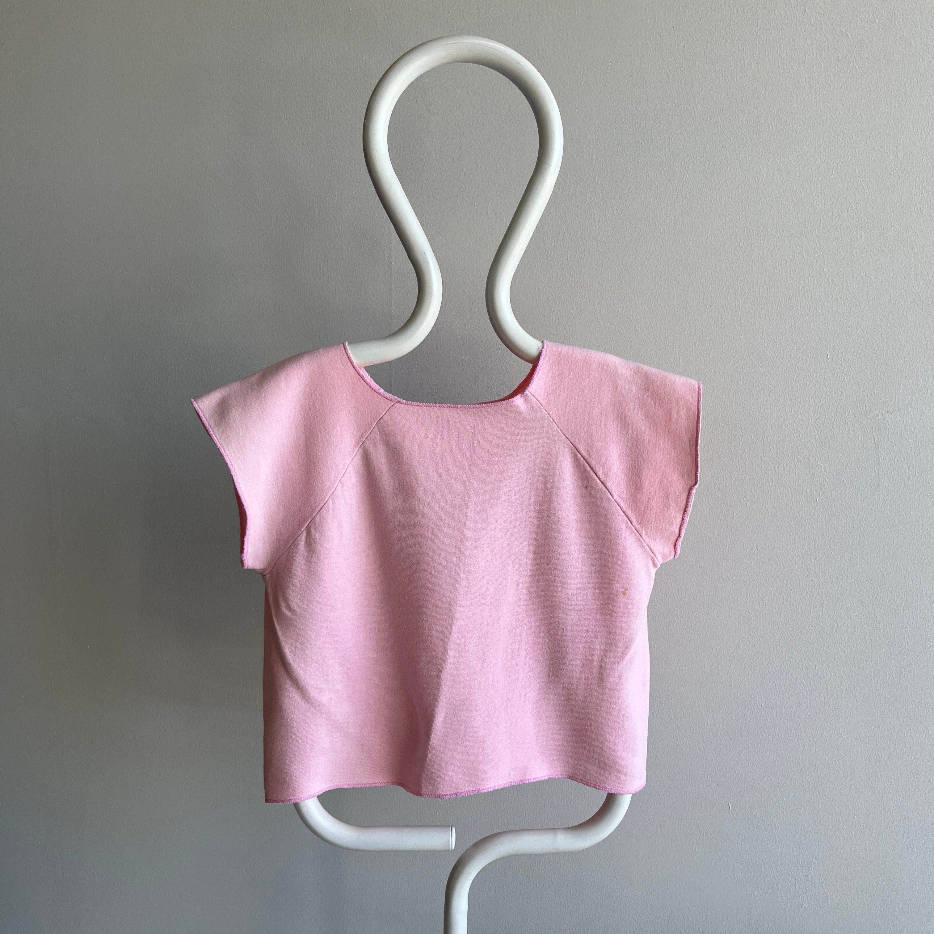 1980s Cotton Candy Pink Warm Up