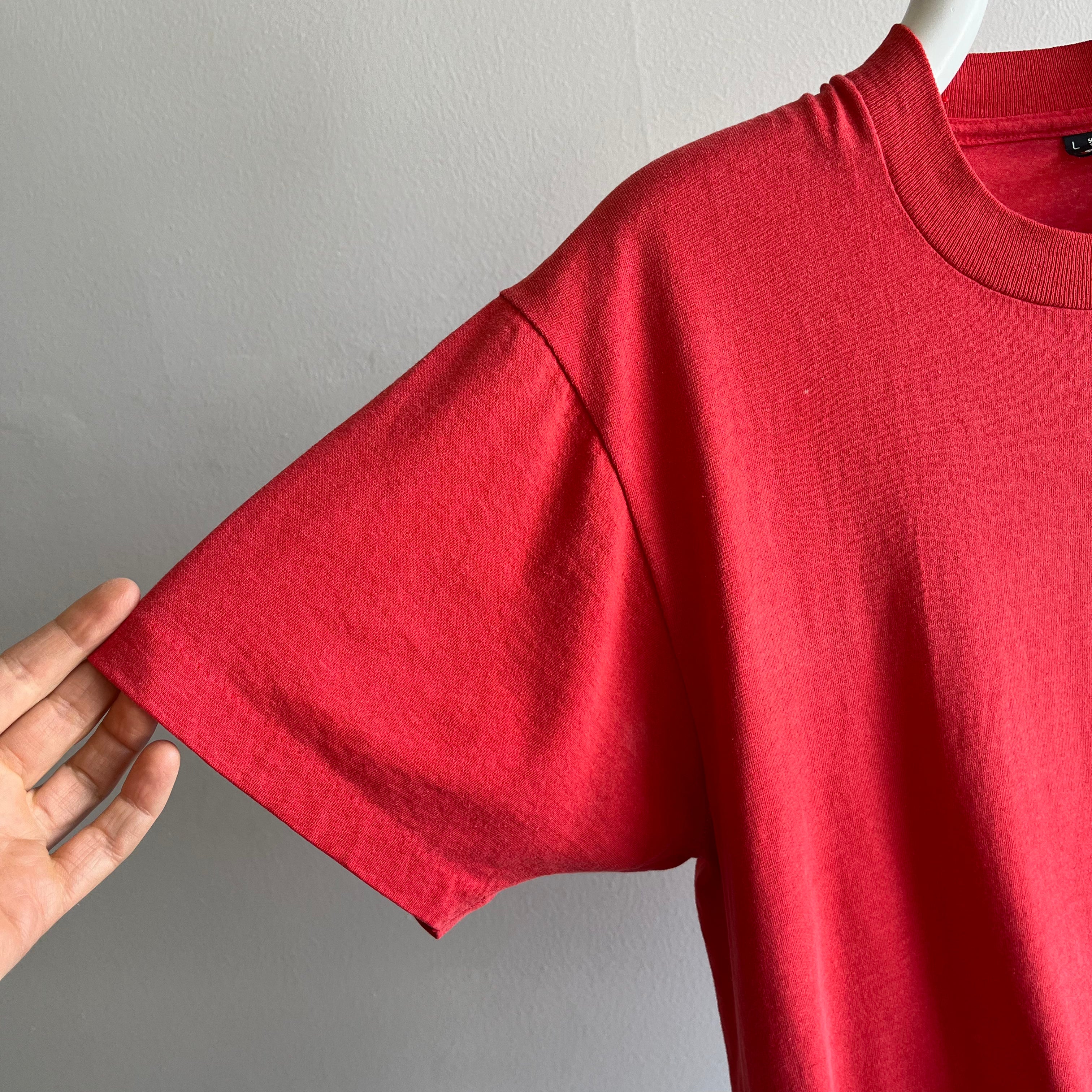 1980s British (?) Gentleman Random Faded Red T-Shirt