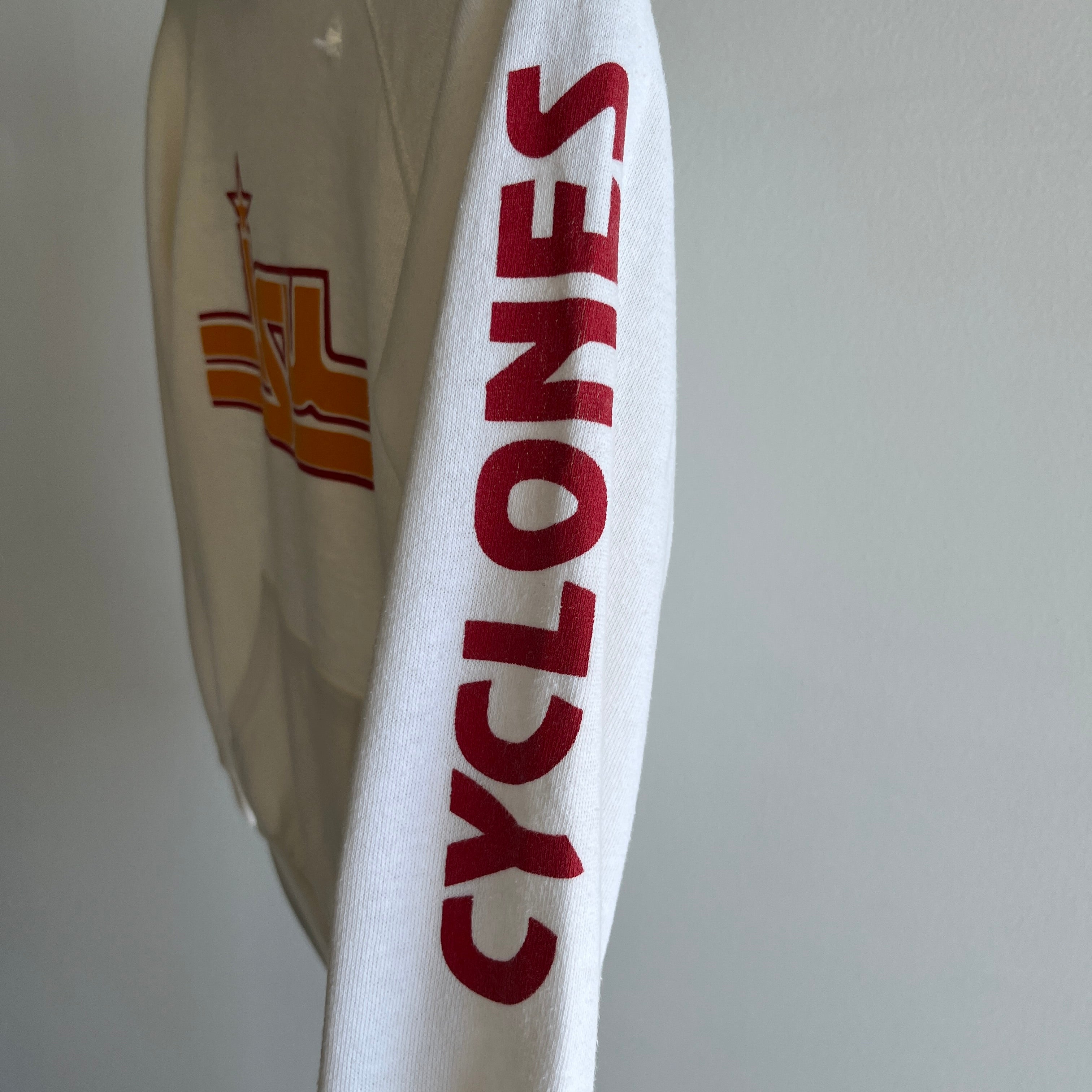 1980s Iowa State University Cyclones pull Over Hoodie