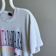 1980s Santa Barbara Thinned Out 50/50 Tourist T-Shirt by Screen Stars Best