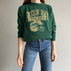 1970/80s Champion Blue Bar Green Bay Packers Sweatshirt