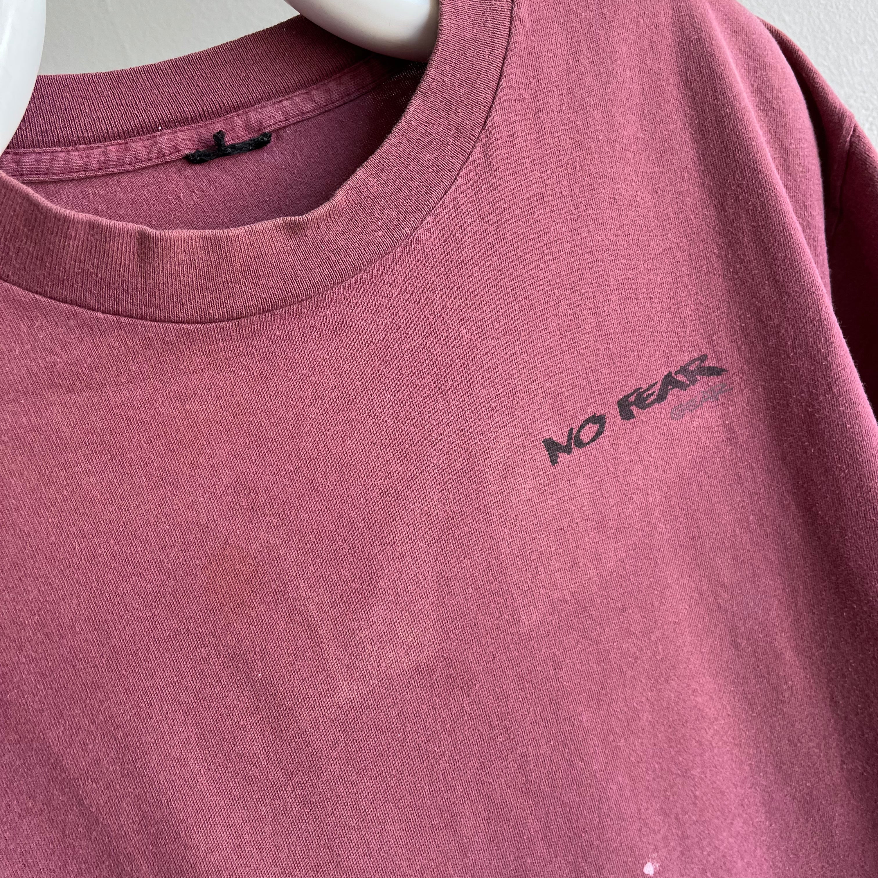 1990s No Fear Sun Faded Cotton T-Shirt