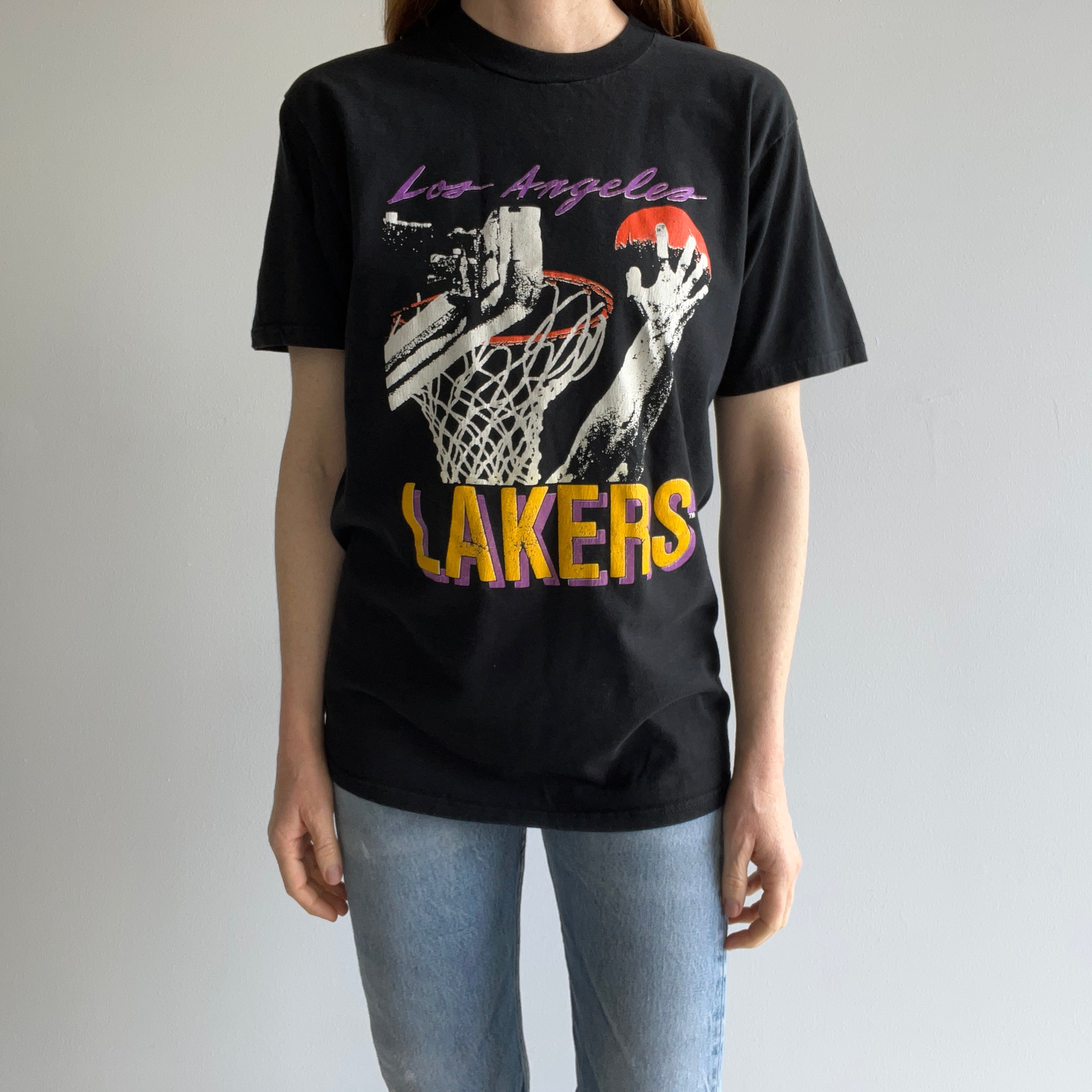 1980s Los Angeles Lakers T-Shirt by Swingster