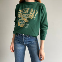 1970/80s Champion Blue Bar Green Bay Packers Sweatshirt