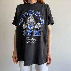 1996 World Gym Hamburg, New York T-Shirt THE.BACK.SIDE!!!!!!