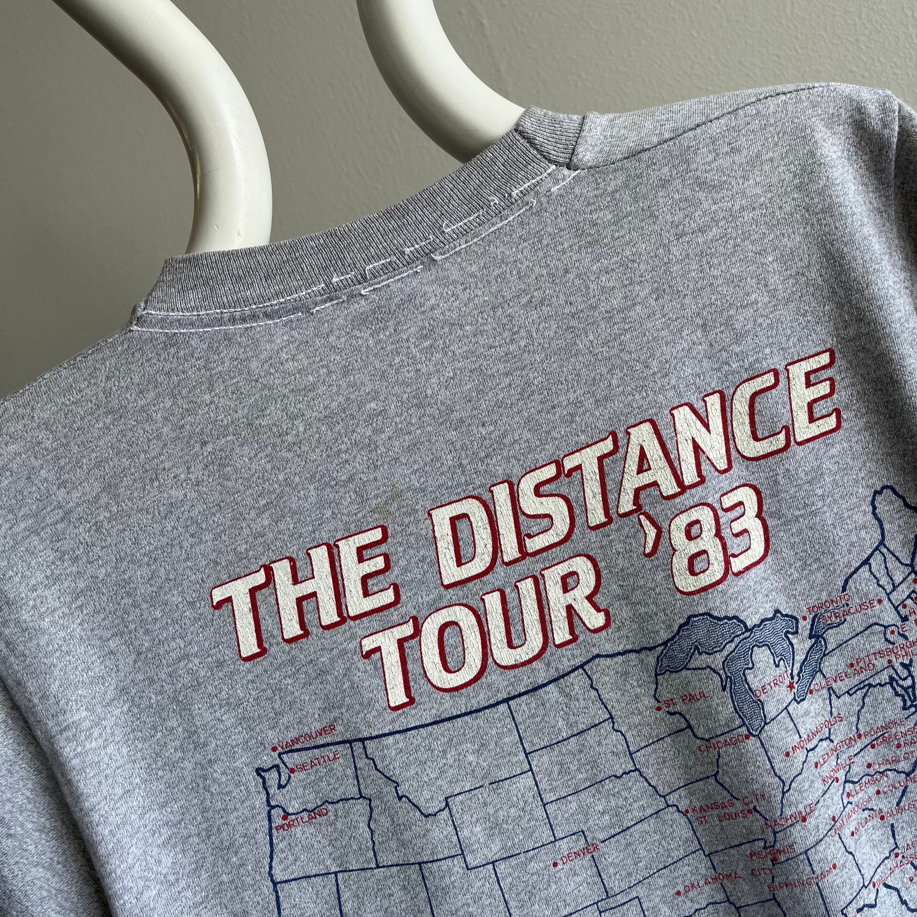 1983 Bob Seger The Distance Tour T-Shirt