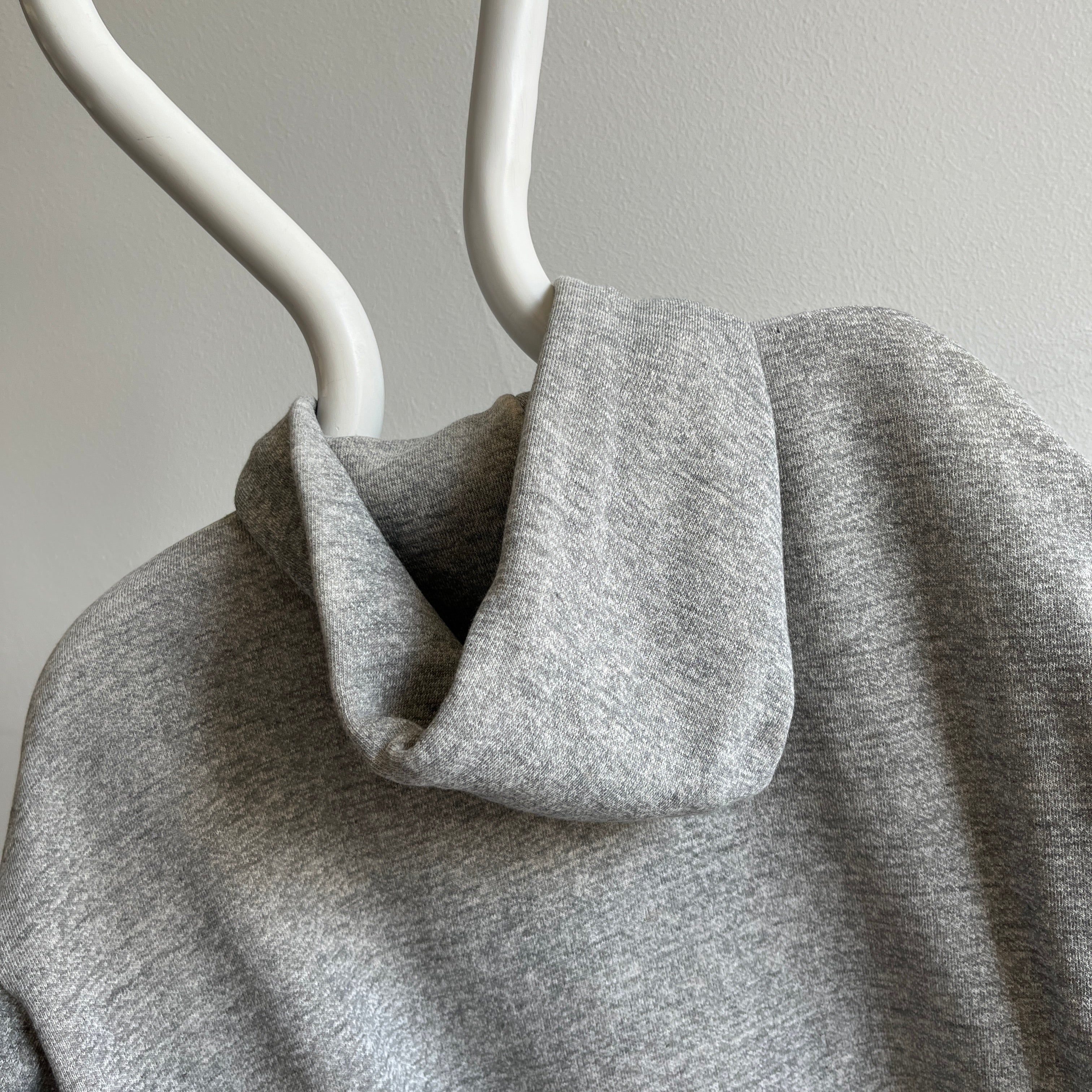 1970s Perfectly Paint Stained Smaller Gray Hoodie - The Gauge!