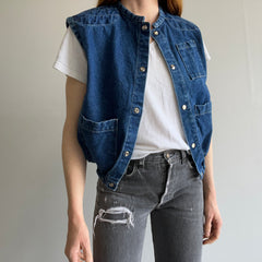 1980s Exceptional Denim Vest