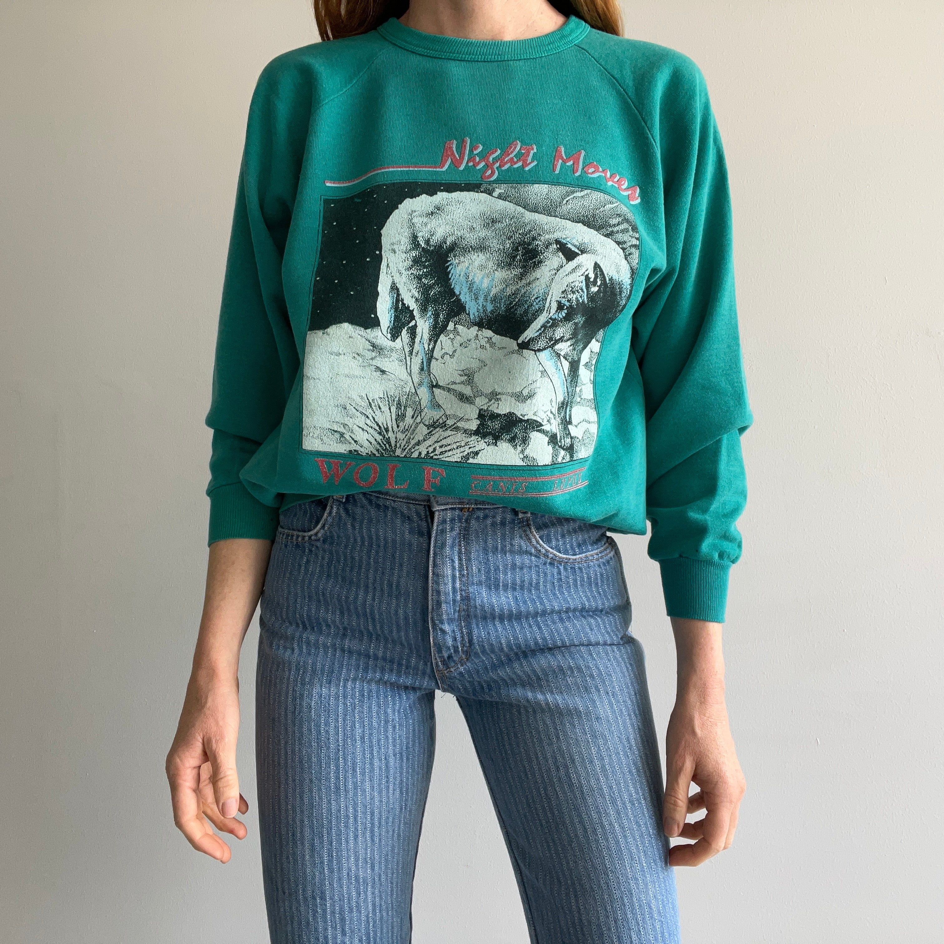 1980s Night Movers Wolf Sweatshirt