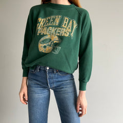 1970/80s Champion Blue Bar Green Bay Packers Sweatshirt